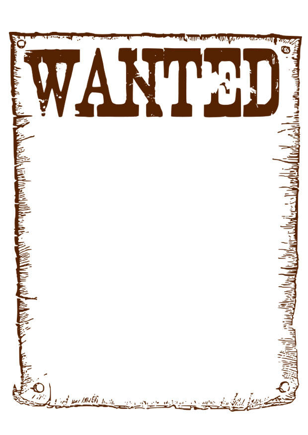 gesucht - wanted Malvorlage gesucht - wanted
