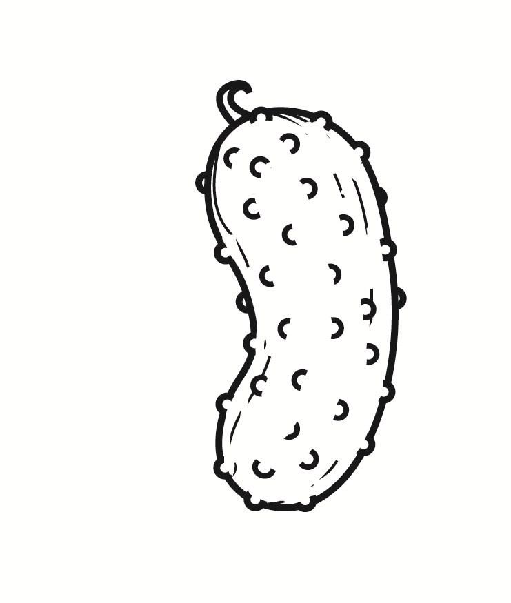 gewA¼rzgurke Malvorlage gewA¼rzgurke