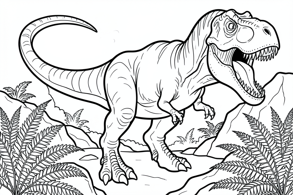Malvorlage giganotosaurus