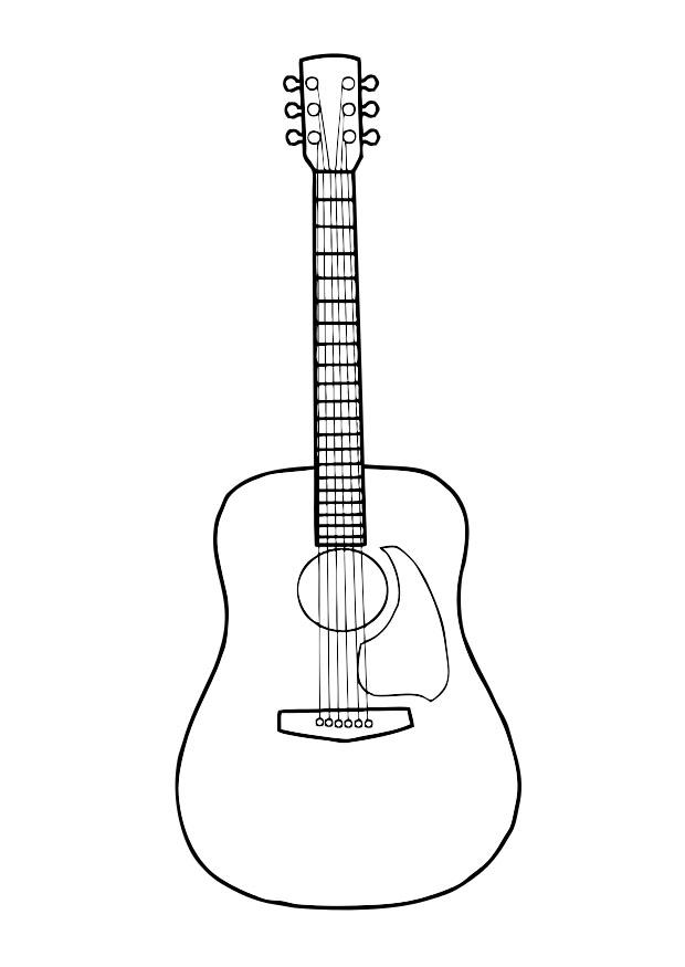 gitarre Malvorlage gitarre