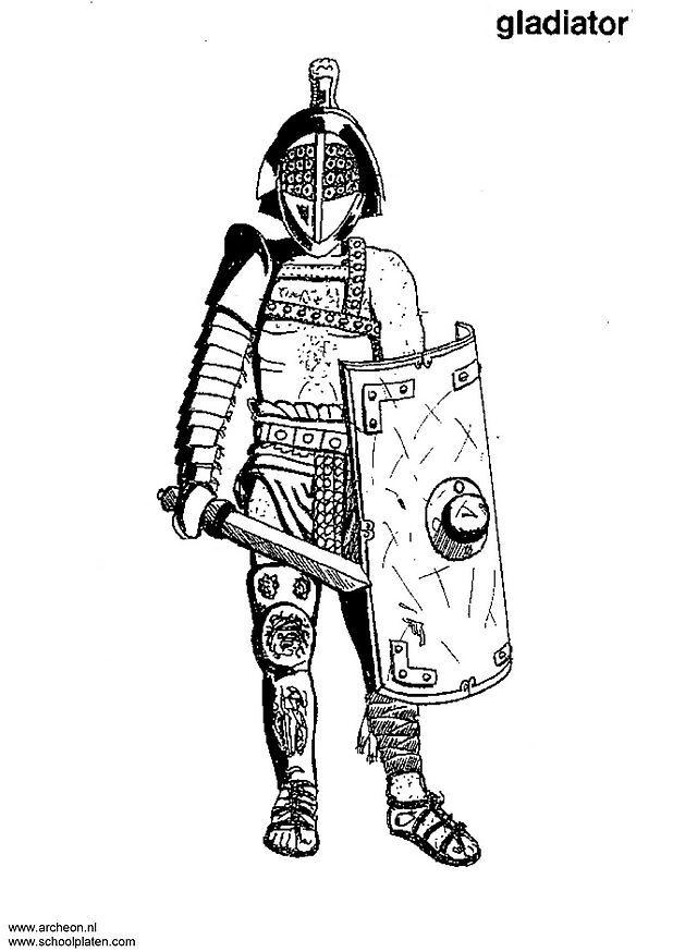 gladiator Malvorlage gladiator