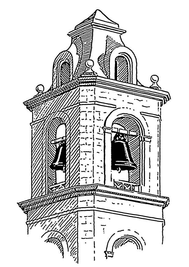 glockenturm - belfort Malvorlage glockenturm - belfort