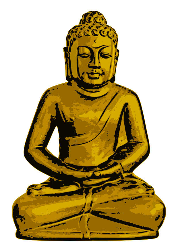 goldener buddha Bild goldener buddha