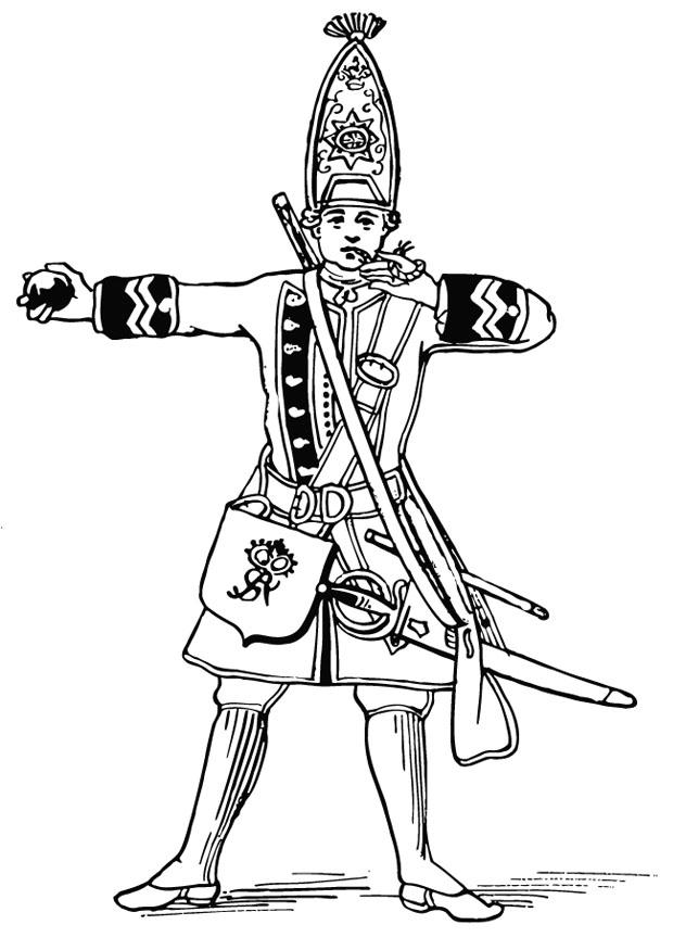 grenadier Malvorlage grenadier