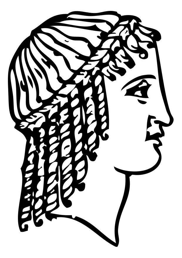 griechischer haarschnitt Malvorlage griechischer haarschnitt