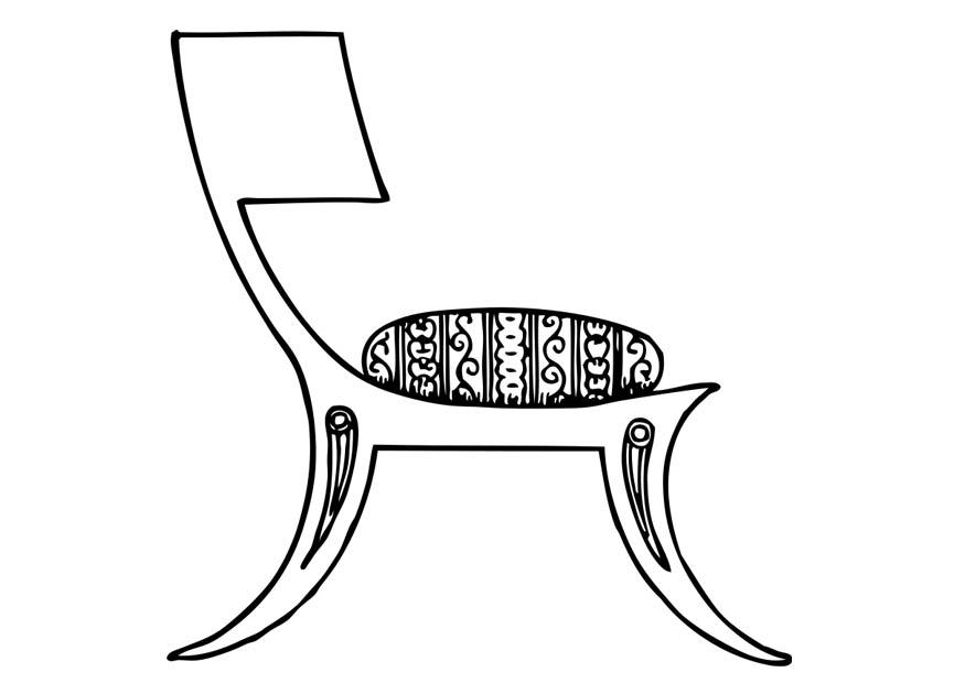 griechischer stuhl Malvorlage griechischer stuhl