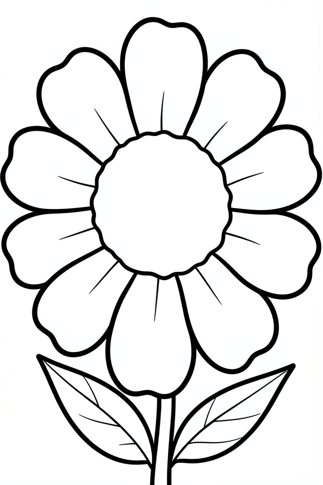 groAe blume Malvorlage groAe blume