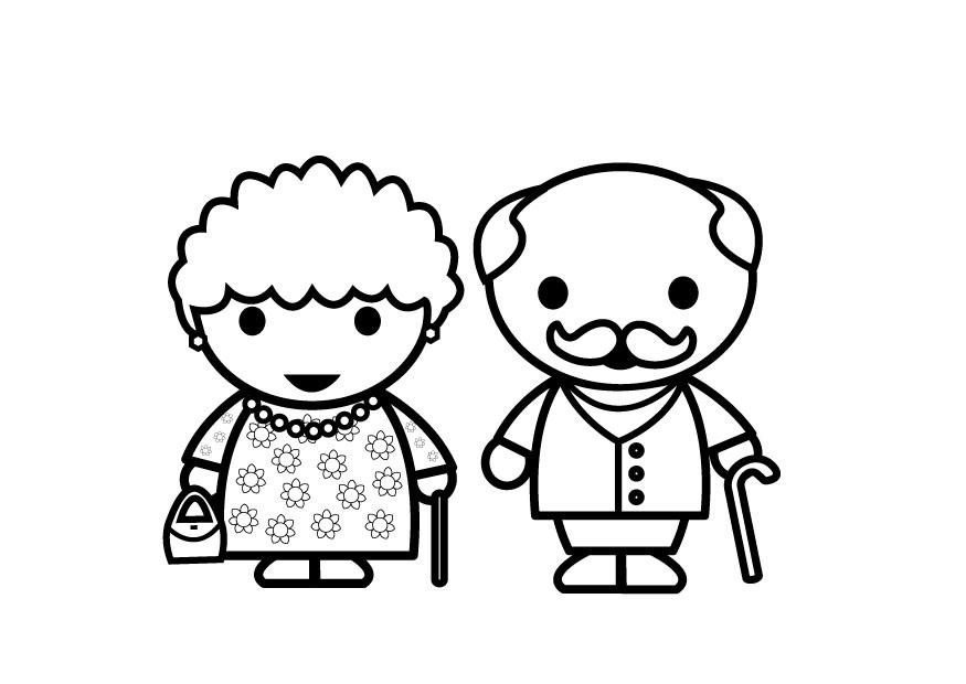 groAŸmutter und groAŸvater Malvorlage groAŸmutter und groAŸvater