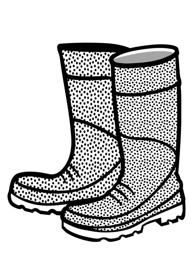 gummistiefel Malvorlage gummistiefel