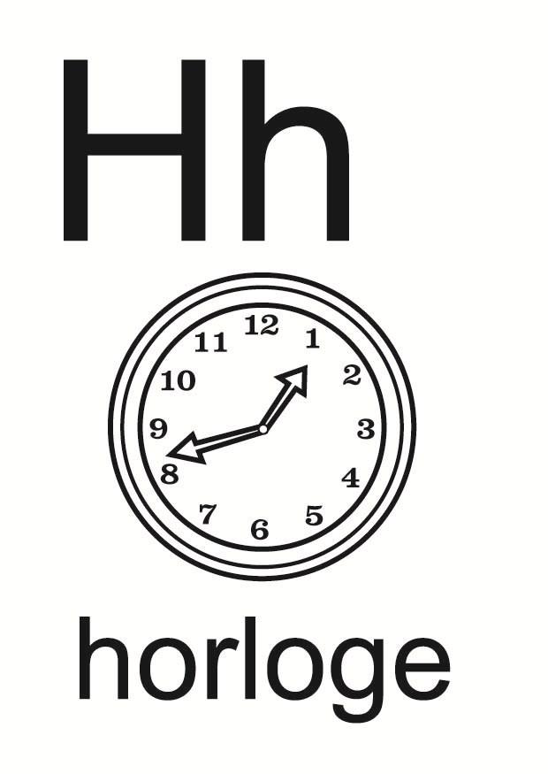 h Malvorlage h