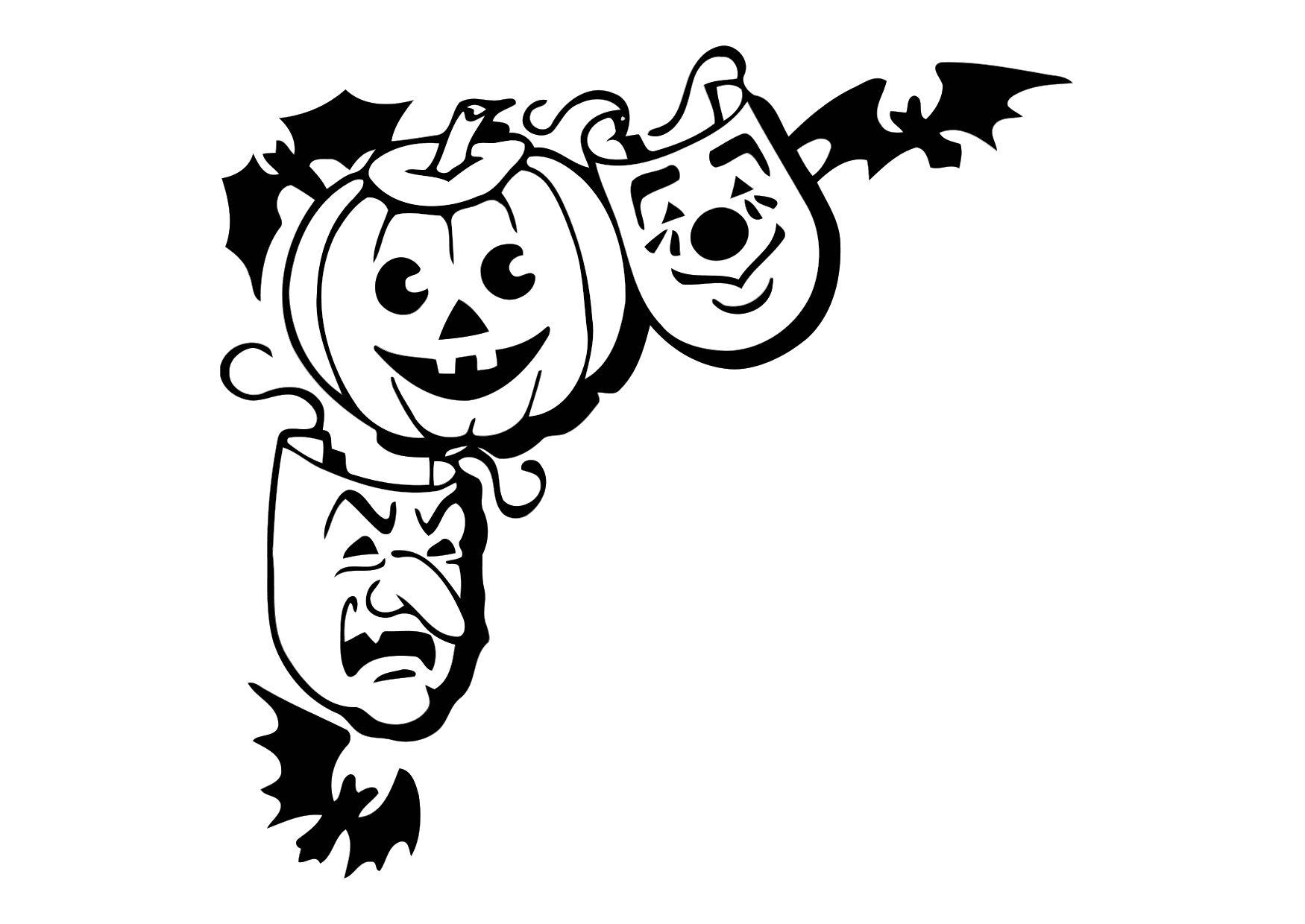halloween Malvorlage halloween