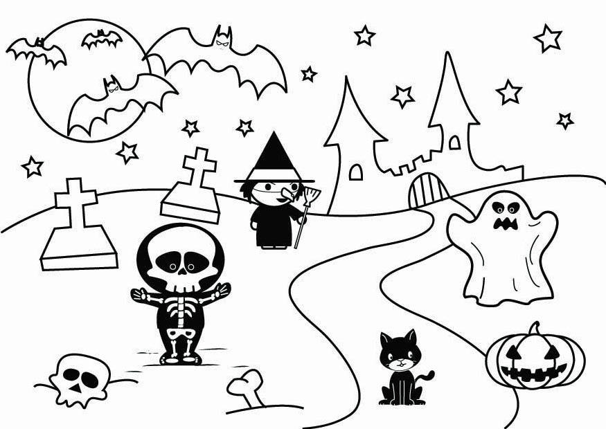 halloween Malvorlage halloween