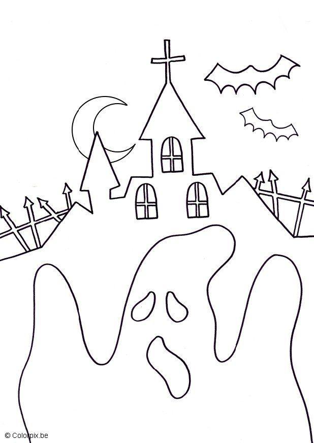 halloween geist Malvorlage halloween geist