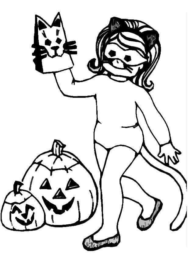 halloween verkleidung Malvorlage halloween verkleidung