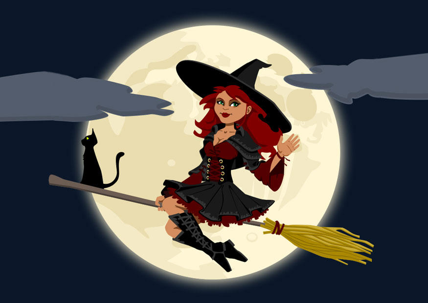 halloweenhexe Bild halloweenhexe