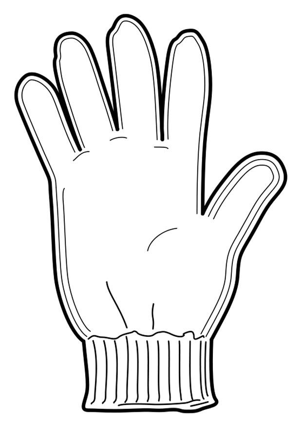handschuh Malvorlage handschuh