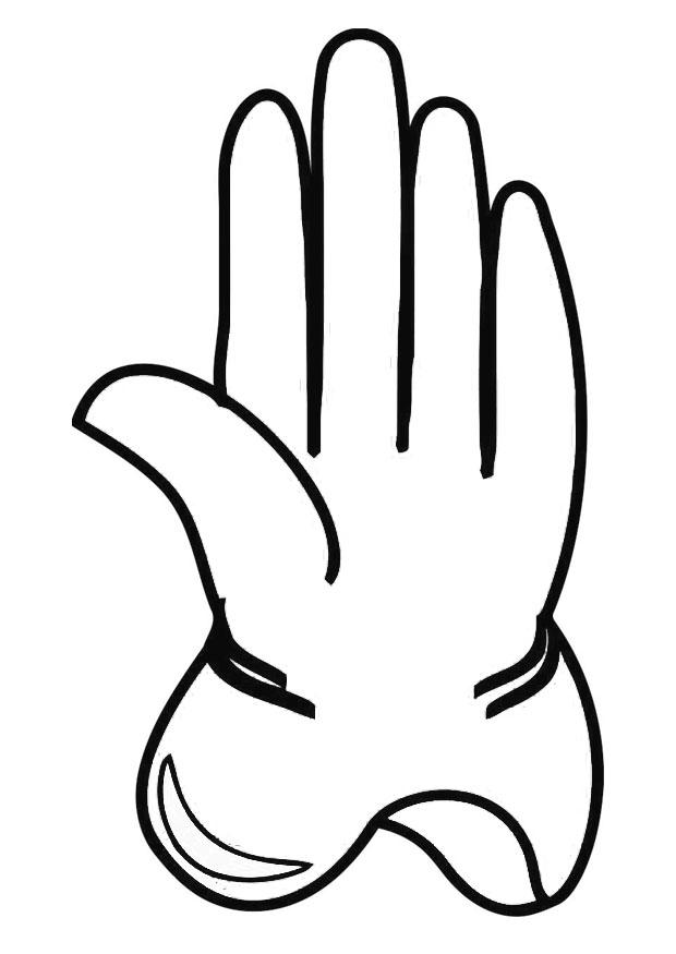 handschuh Malvorlage handschuh