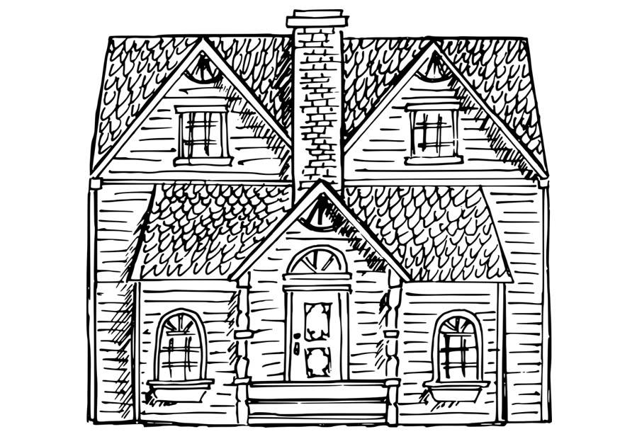 haus Malvorlage haus