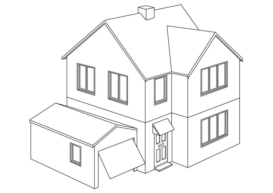 haus Malvorlage haus