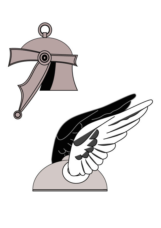 helme Malvorlage helme