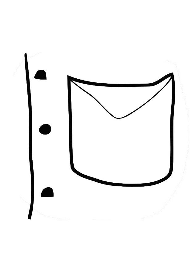hemdtasche Malvorlage hemdtasche