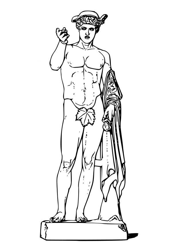 hermes Malvorlage hermes
