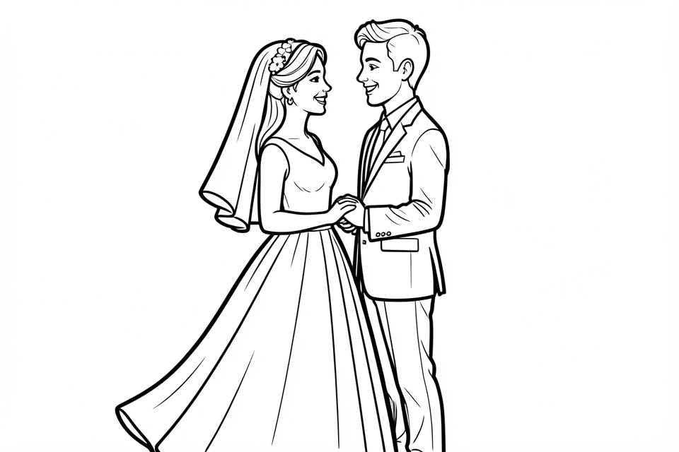 hochzeit Malvorlage hochzeit