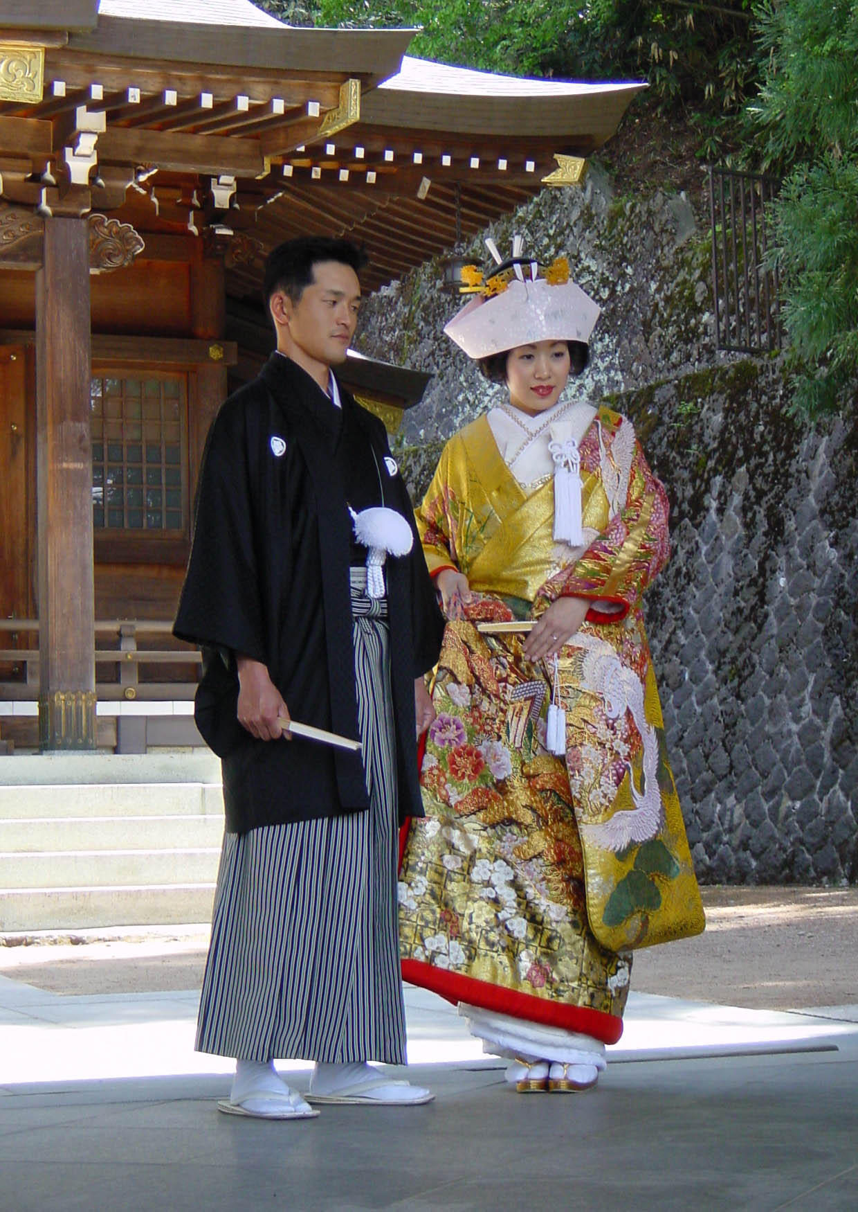 hochzeit in japan (shinto zeremonie) Foto hochzeit in japan (shinto zeremonie)