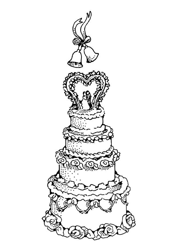 hochzeitstorte Malvorlage hochzeitstorte
