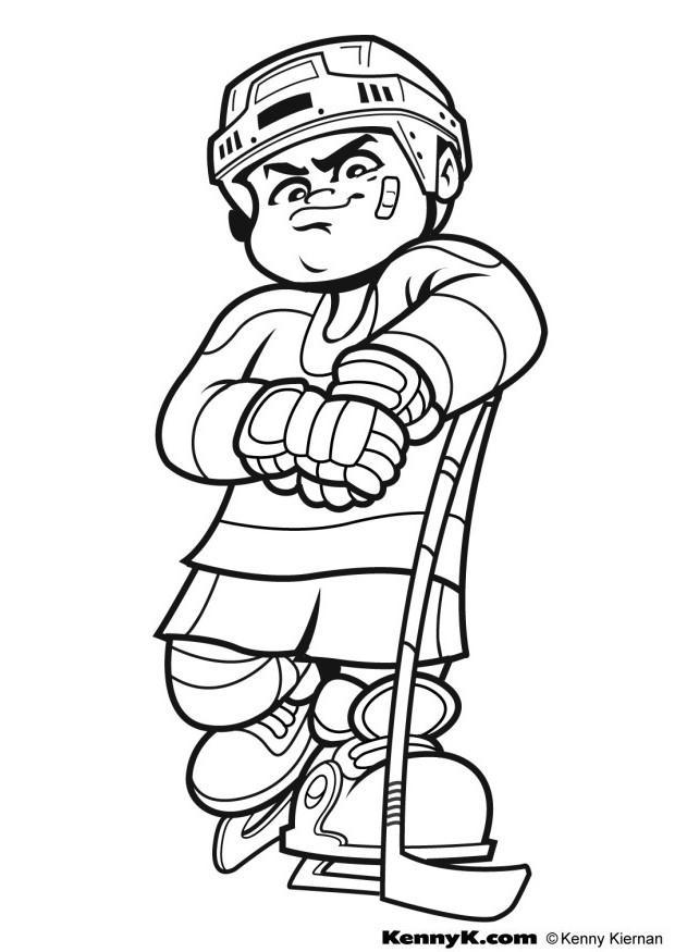 hockey Malvorlage hockey