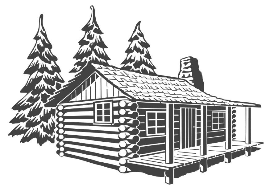 holzhaus Malvorlage holzhaus