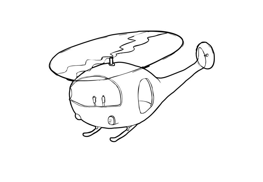 hubschrauber Malvorlage hubschrauber