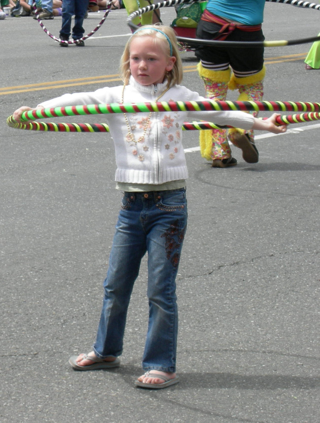 hula hoop Foto hula hoop