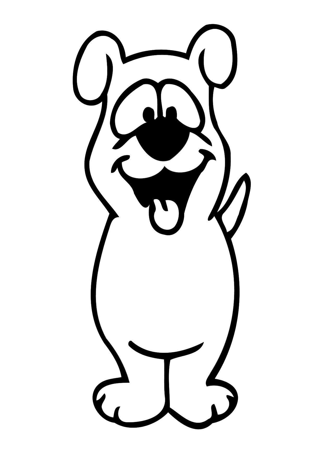 hund Malvorlage hund