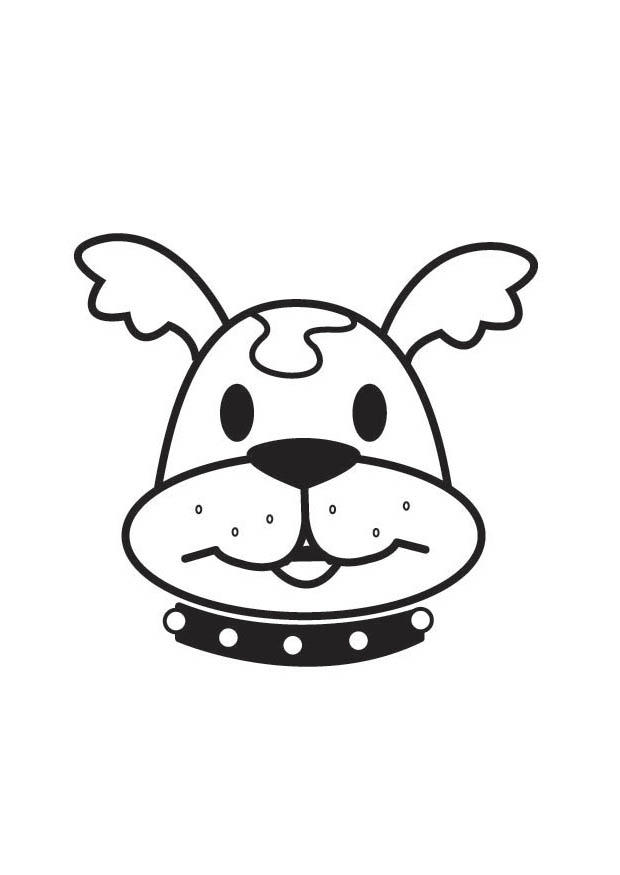 Malvorlage hundekopf