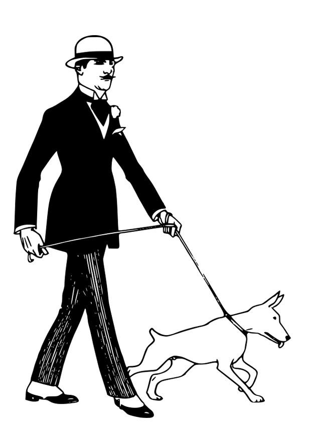hundespaziergang Malvorlage hundespaziergang