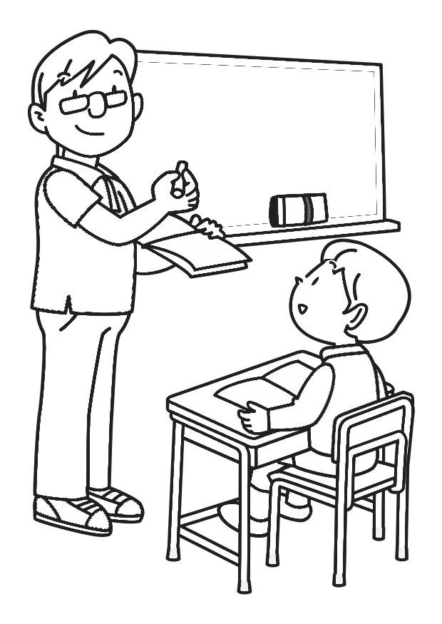 im klassenzimmer Malvorlage im klassenzimmer