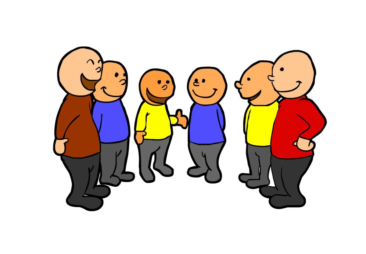 in der gruppe sprechen Bild in der gruppe sprechen