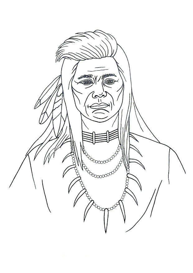 indianer Malvorlage indianer
