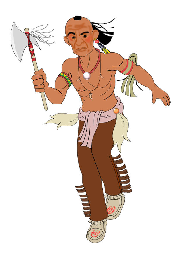 indianer auf de kriegspfad Bild indianer auf de kriegspfad