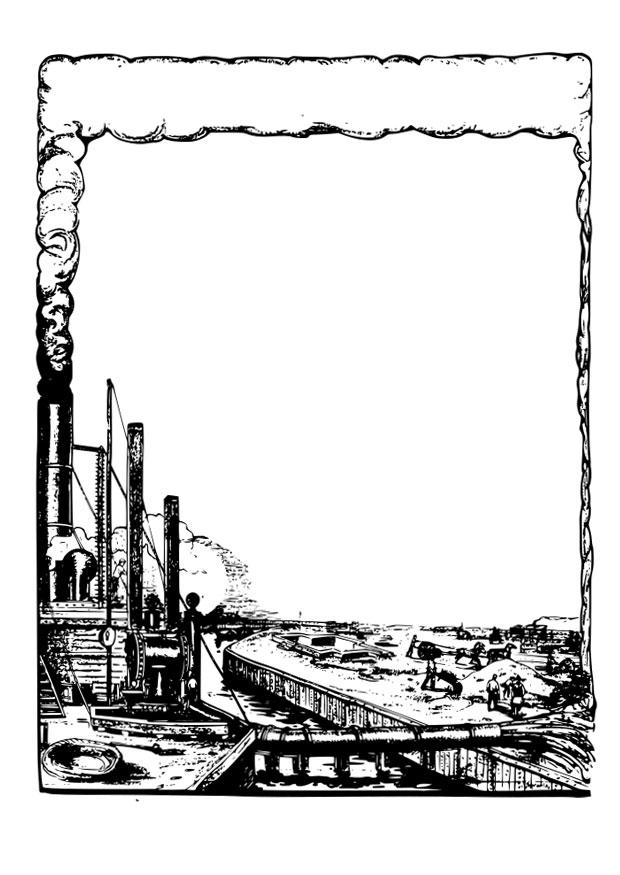 industrie Malvorlage industrie