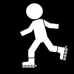 inlineskating Malvorlage inlineskating