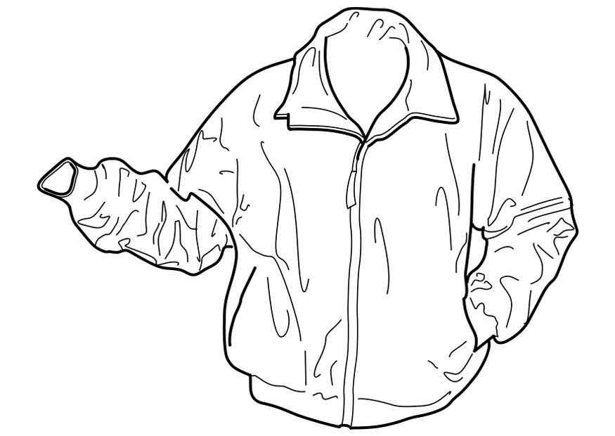 jacke Malvorlage jacke