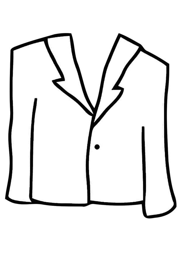 jacke Malvorlage jacke