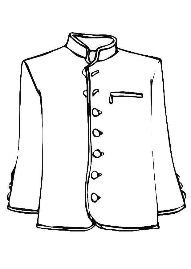 jacke Malvorlage jacke