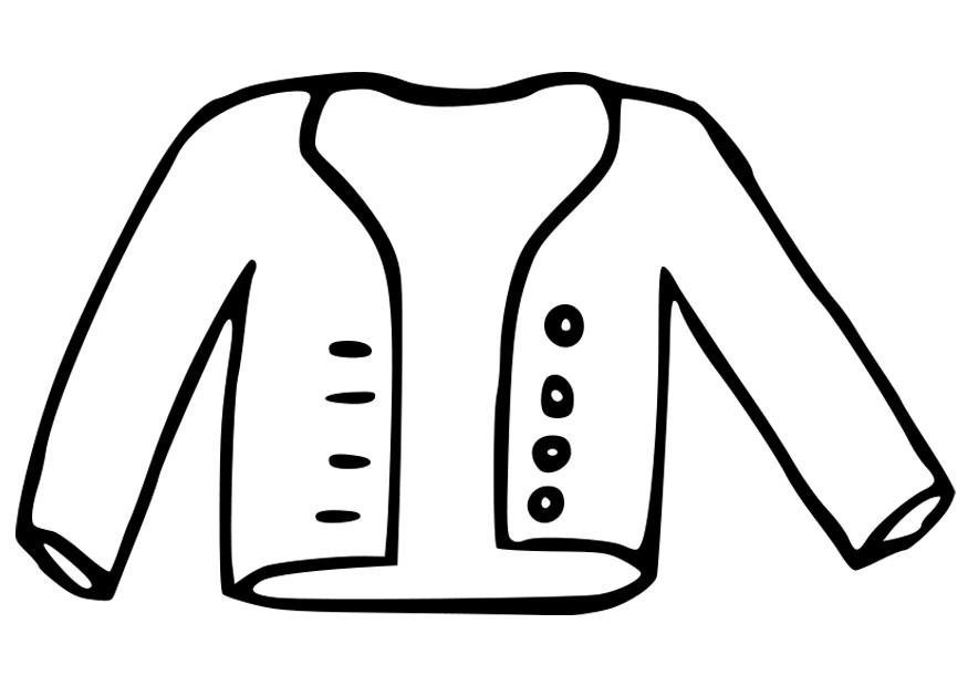 Malvorlage jacke