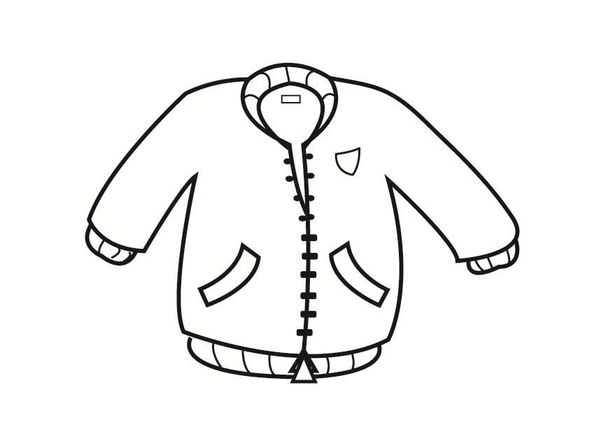 Malvorlage jacke