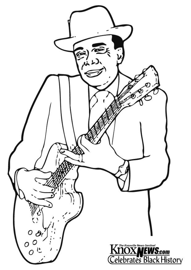 john lee hooker Malvorlage john lee hooker