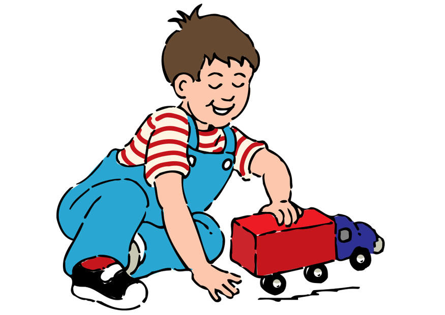 Bild junge mit auto