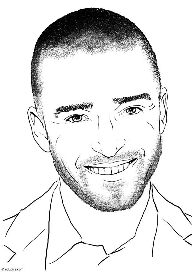 justin timberlake Malvorlage justin timberlake